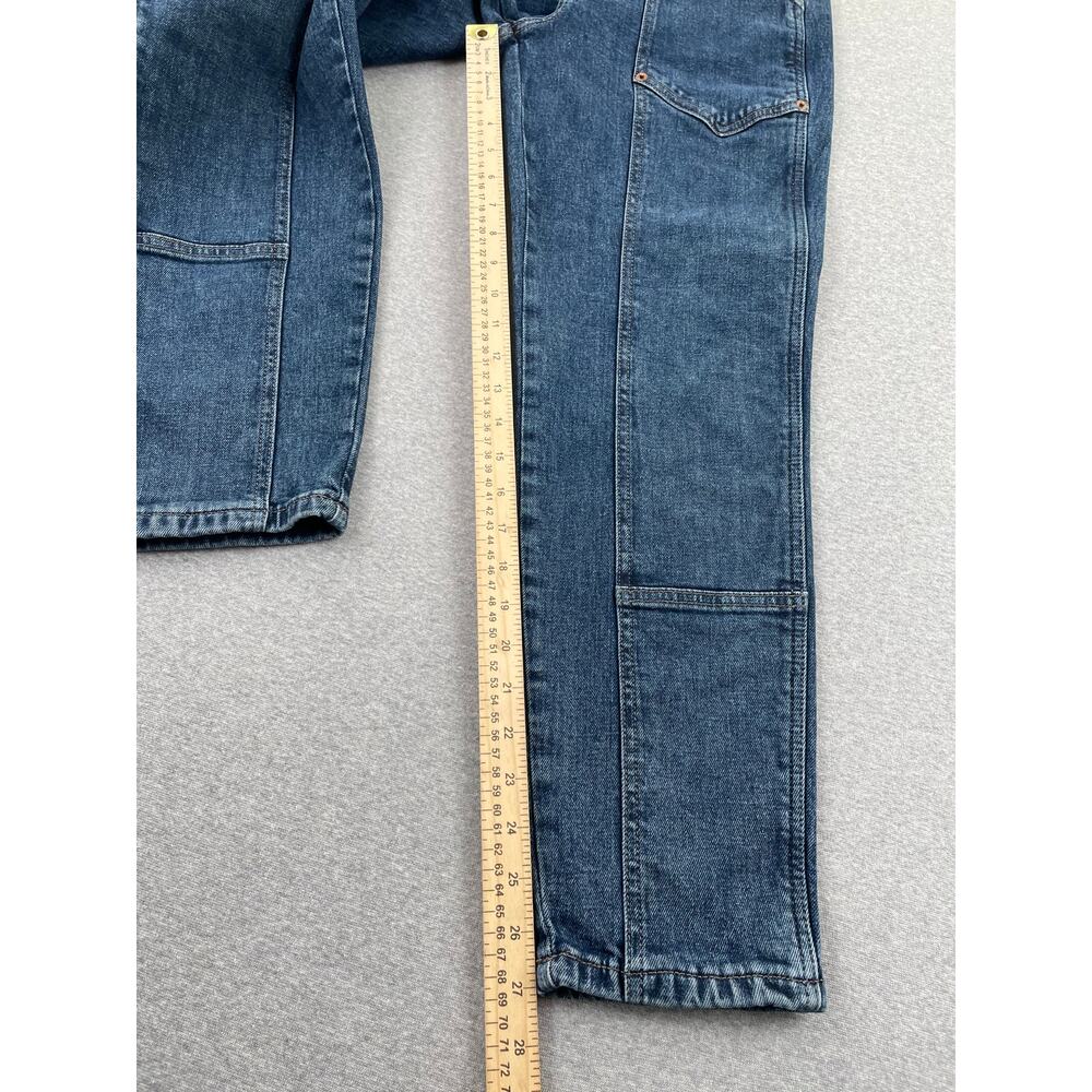 Old Navy Women's Straight Leg Jeans - Blue - Picture 7 of 15